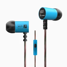 Newest KZ ED3M Earphones Youth Version Earphone Fone De Ouvido In-ear Eecouteur Stereo Sound Bass Headset With MIC for Phones