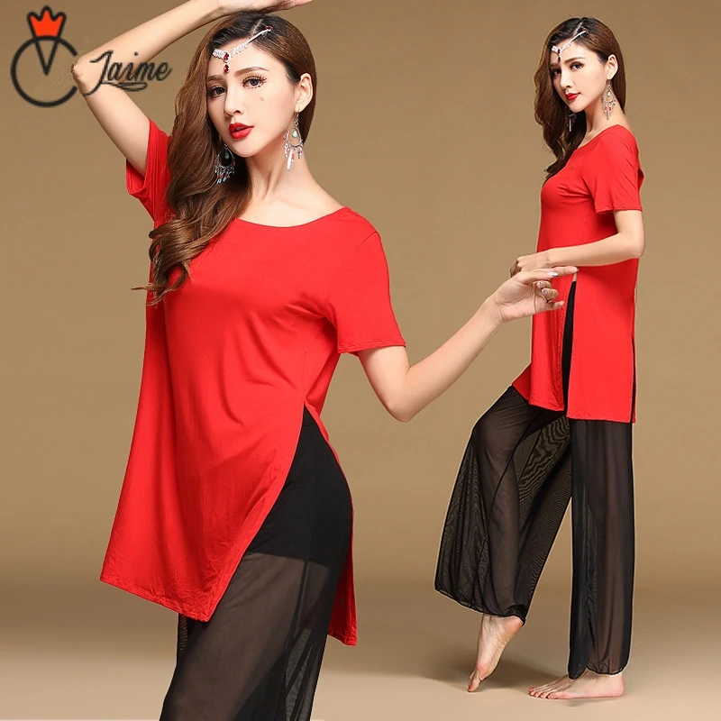 Plus Size 2018 New Women Belly Dance Clothing Costume Girls Practice