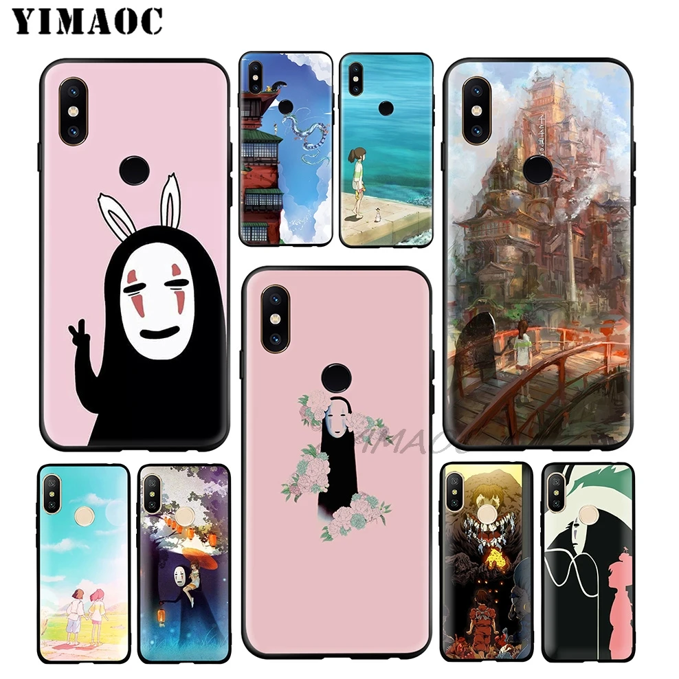 YIMAOC Spirited Away No Face Soft Case for Xiaomi Redmi Note 7 6 6A 5 4 4X 4A 5A S2 7A GO K20 Plus Pro |