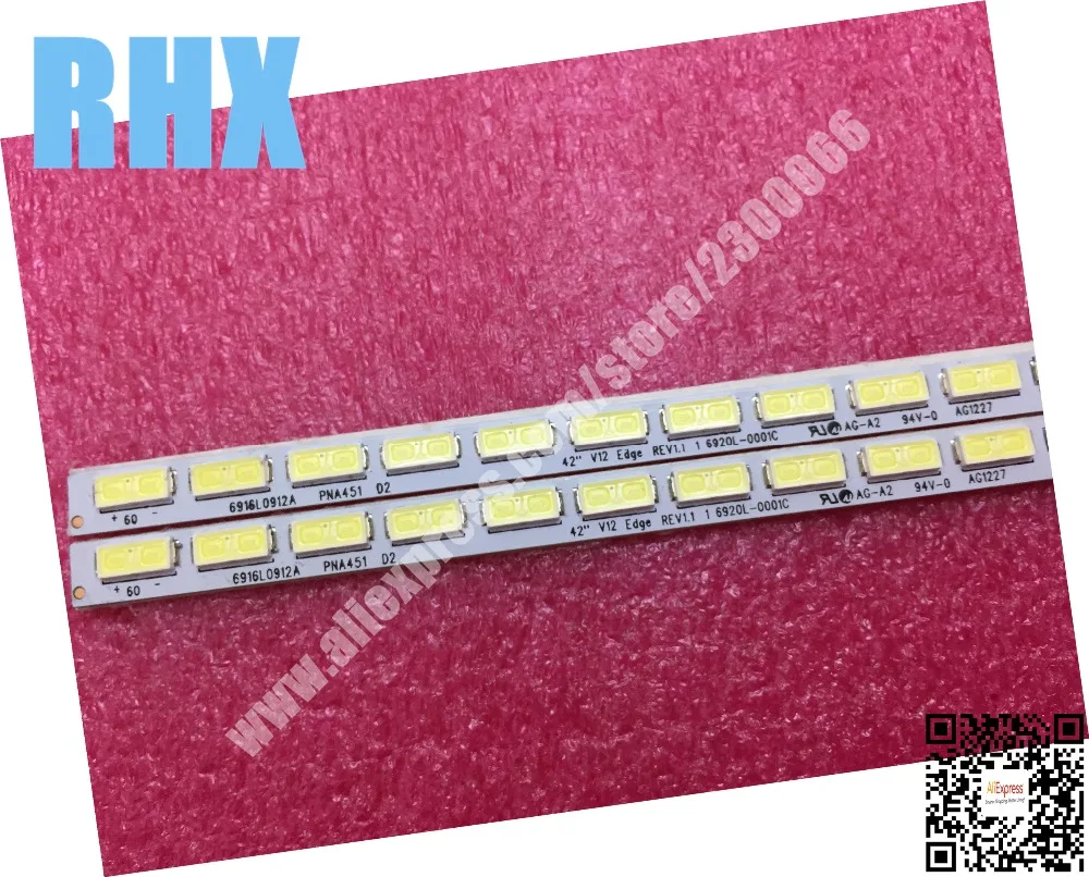 

FOR konka LCD TV LED backlight LED42X8000PD LE42A70W 6916L01113A 6922L-0016A 6920L-0001C screen LC420EUN 1piece=60LED 531MM