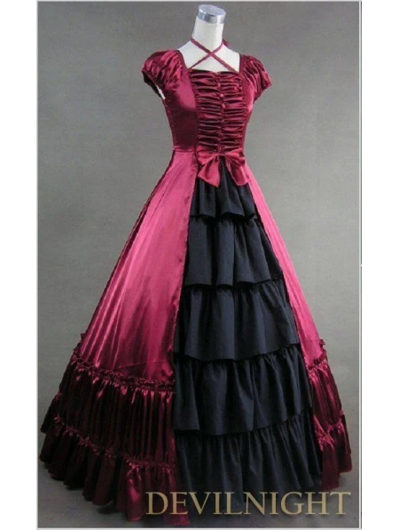 victorian layered dress