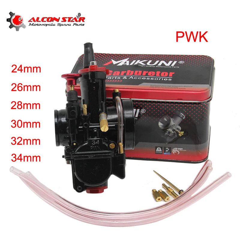 Alconstar PWK 26 28 30 32 34mm Carburetor With Power Jet ATV Buggy Quad Go Kart Dirt Bike Motorcycle RACING PARTS Scooters | Автомобили и