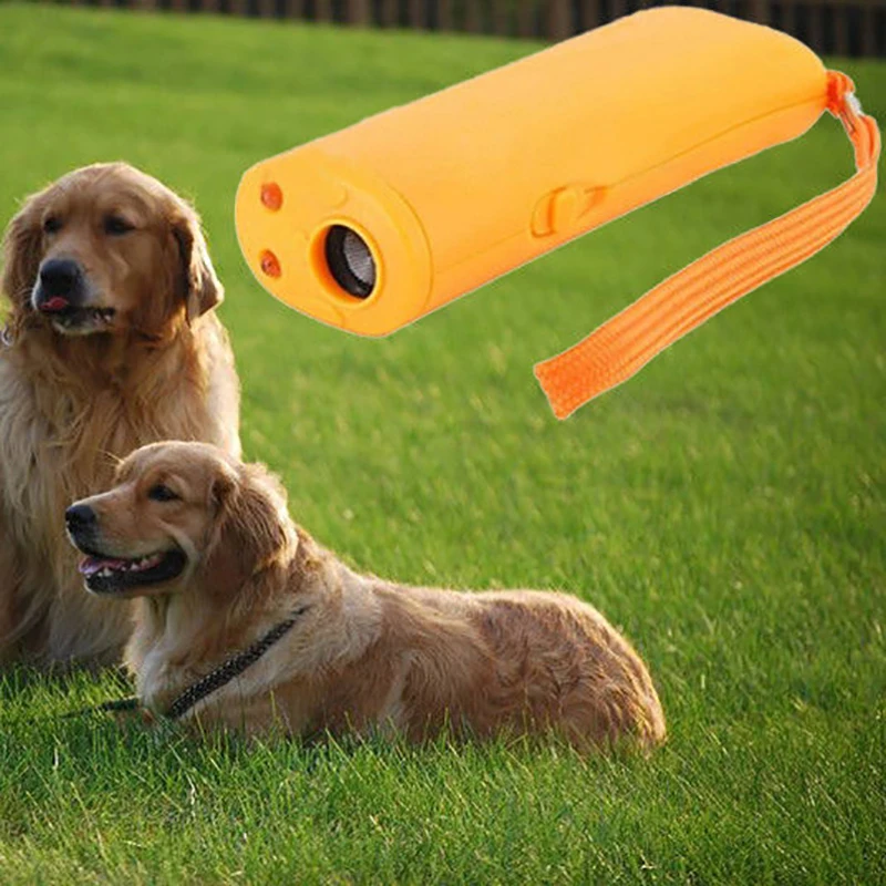 

2018 New 3 in 1 Ultrasonic Anti Barking Stop Pet Dog Repellent Training Device Trainer Banish With LED Light Pet Supplies