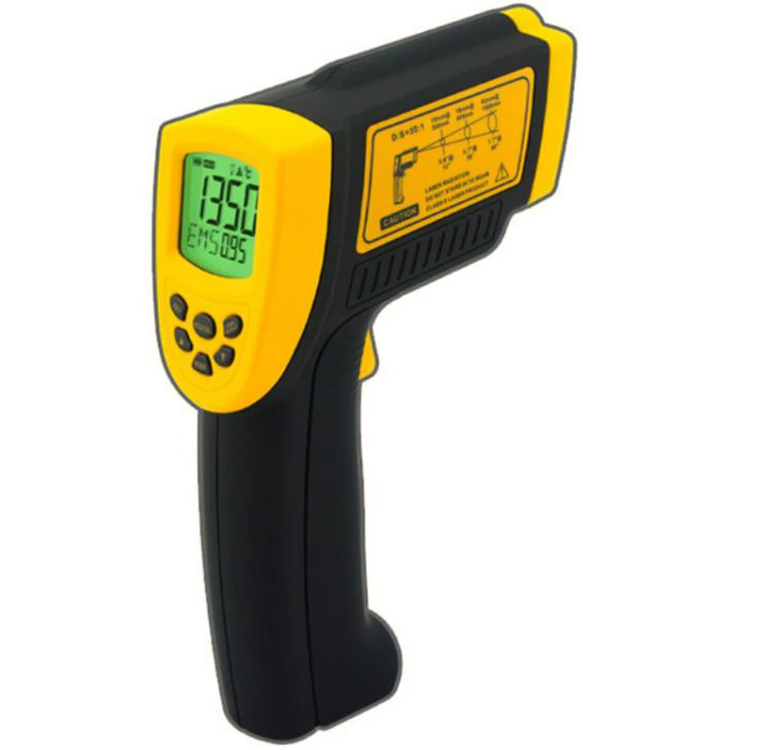 Thermometer Handheld Infrared Temperature Range -18 C~1350 C High | Инструменты
