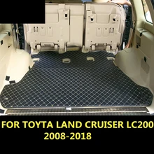 Для TOYTA LAND CRUISER LC200 2008- индивидуальный автомобильный коврик для багажника, грузовая подкладка, интерьерные аксессуары, ковер для автомобиля, Стайлинг, авто аксессуары