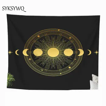 

witchcraft moon tapestry wall fabric tapiz pared tela indian bohemian home decoration wall tapestry large fabric