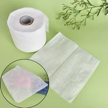 100 шт/рулон, дорожное Хлопковое полотенце, портативное мини-полотенце для ухода за лицом или путешествий, средство для чистки макияжа, банное изделие, одноразовая салфетка для мытья