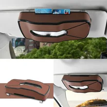 Автомобиль монтируется коробки для полотенец кожа обернутый коробки автомобиль дом двойного назначения Творческий мульти-функциональный карты inserter