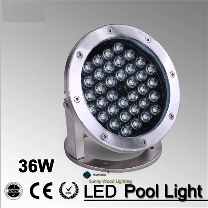 IP68 LED fuente de luz 36 Wpool luz IP68 bajo el agua, luz. piscina de luz para piscina 36 w 24 V AC LPL-A-36W-24VAC