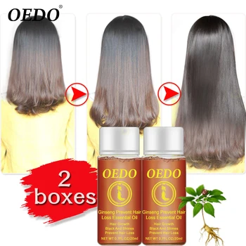 

OEDO Ginseng Hair Growth Essence Anti Hair Loss Liquid 20ML Fast Restoration Dense Hair Growth Serum Powerful Repair Hair Root