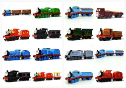 15 компл. с тендером 1: 64 Diecast Vihcle железная дорога Trian набор модель совместима с Brio детские игрушки для детей