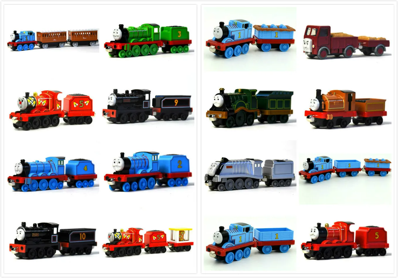 15 набор 1: 64 Diecast Vihcle Railway Trian Toy с нежной моделью совместимой tomass Brio Kids Toys для детей.|