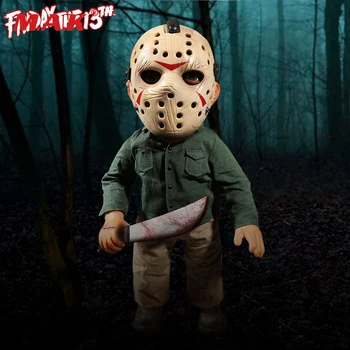 

15'' Collectible PVC Anime Figure Mega Jason Friday The 13th Figure with Sound Feature Action Figure Model for Fans Gifts