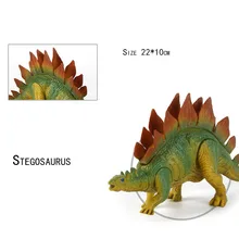 One Piece Jurassic Park Dinosaur Stegosaurus Toy for Boy Dragon Model Animal Action Figure Play Toy
