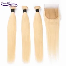 Dream Beauty peruvian Remy font b Hair b font Straight 613 font b Human b font