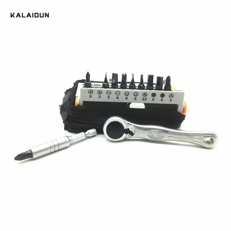 KALAIDUN Portable Mini Multi function Screwdriver Disassemble Ratchet