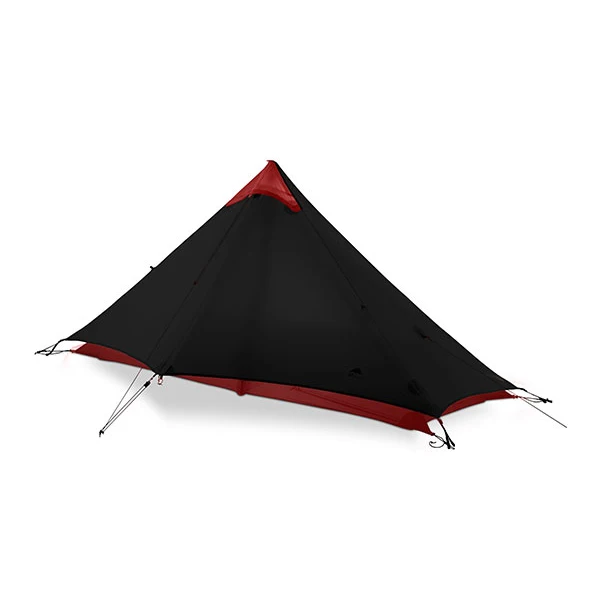 15D 1 Person Black 3F UL gear Lancer1 Сверхлегкий 15D с силиконовым покрытием 1 человек одного мест, туристическая палатка 3 сезона для кемпинга пешего туризма - Цвет: 15D 1 Person Black