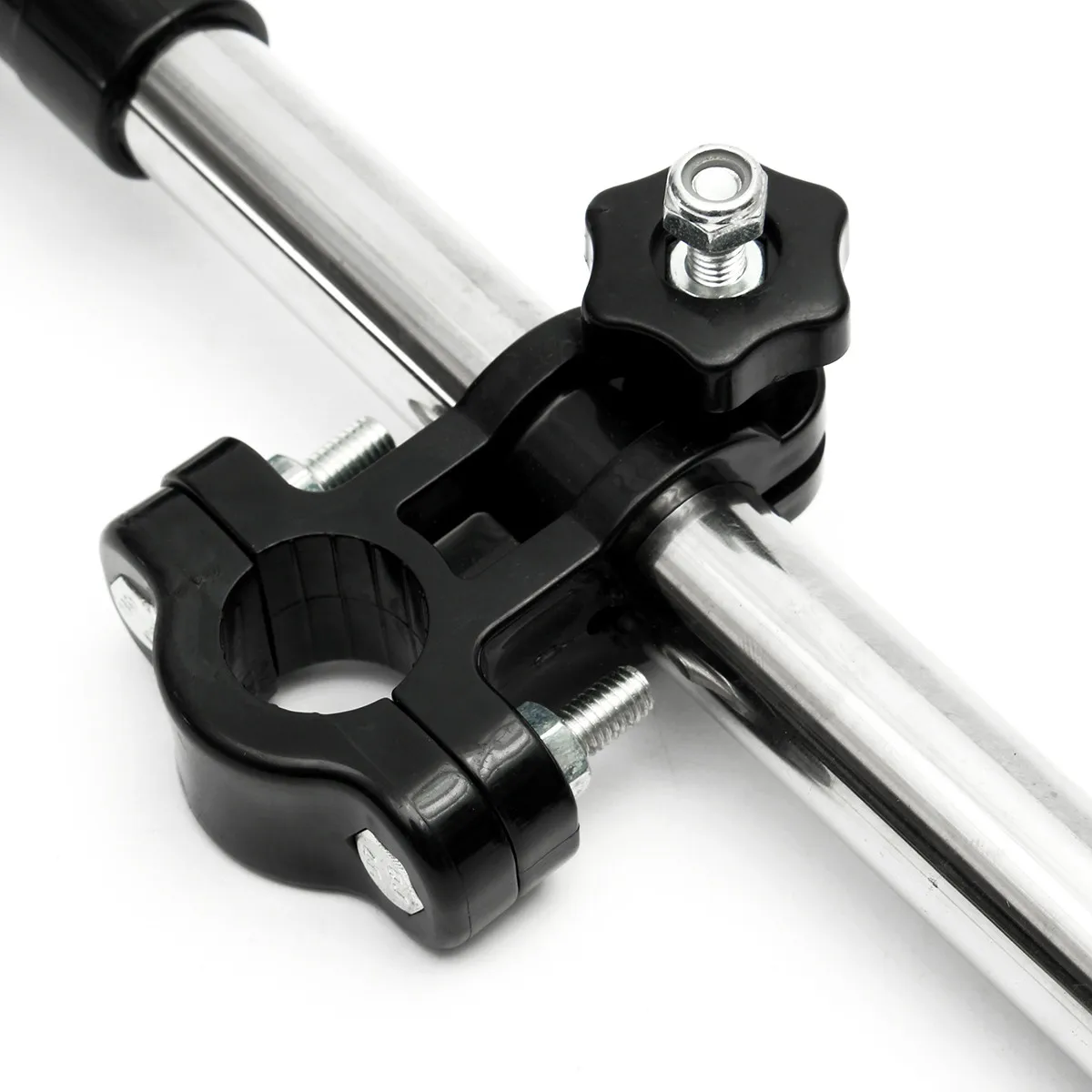 Umbrella Stand Baby Car Supporter Connector Holder Pipe Bar Attachment Clamp Wheelchair Scooter