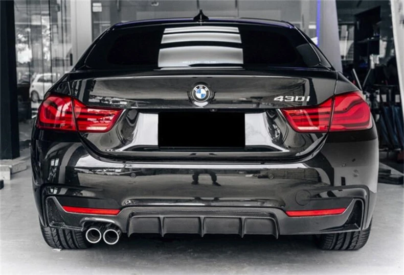 Задний спойлер из углеродного волокна диффузор для BMW 4 серии F32 Coupe F33 трансформер F36 Gran Coupe 2013- модификация бампера