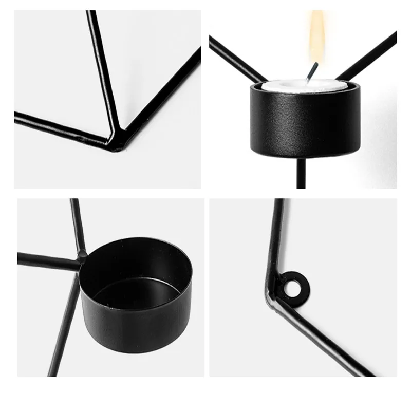 2 Colors Creative Europe Style Luxury Wall Candle Holder ... on Shelves For Candle Displays id=42877