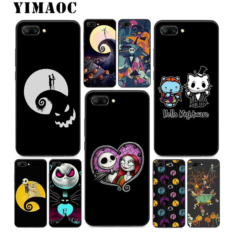 YIMAOC Nightmare Before Christmas Silicone Case For Huawei Honor Mate 10 P20 P10 P9 P8 P Smart Y6 6A 7A 7X 7C Lite Pro 2017 2018 |