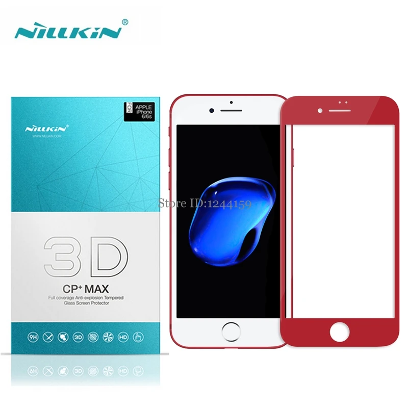 sFor Apple iPhone 8 Plus Tempered Glass Nillkin 3D CP+ Max Full Cover Screen Protector For iPhone 7 8 Plus 5.5 inch