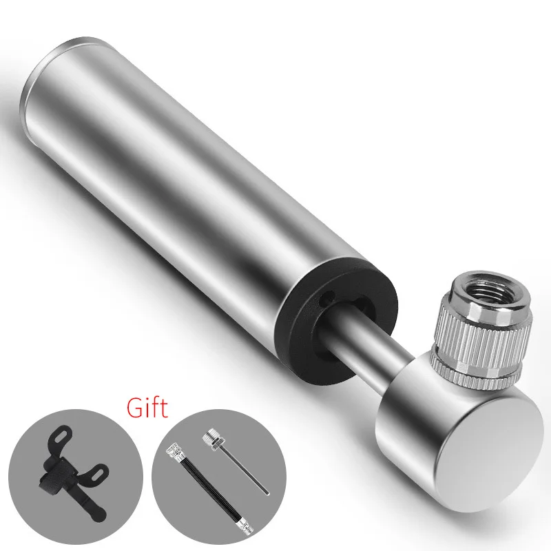 

Mini Portable Bicycle Pump Alloy 120PSI High Pression Tire Inflator With Air Needle for Bike Basketball Cycling Accessory RR7081