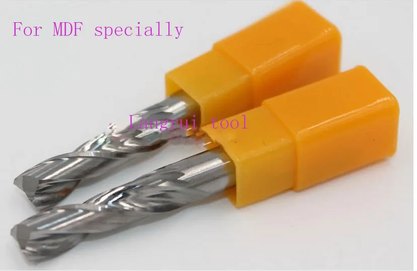 

5pcs 6D*52C*90L N Serise MDF specially cutting Carbide CNC 2Flutes Spiral Bit End Mill Cutter