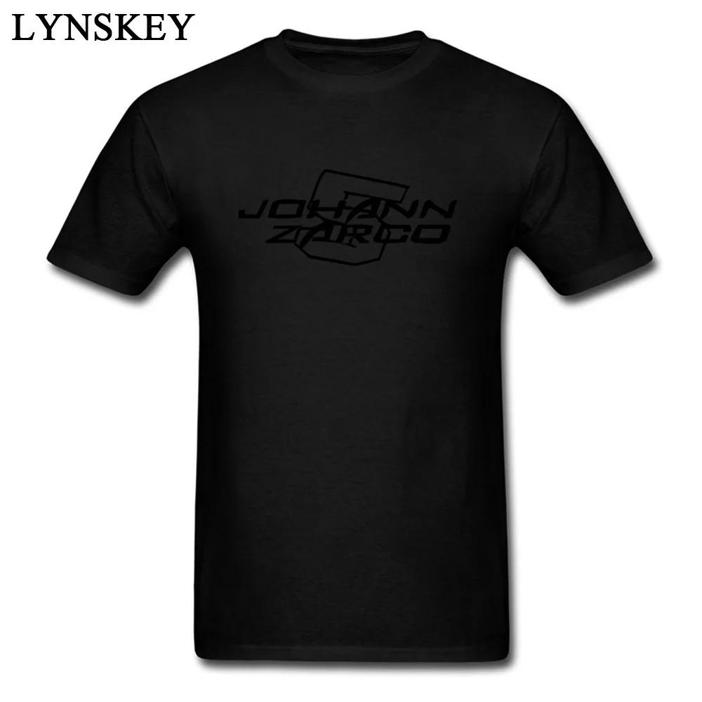 Men's Tops Shirts Funny Unique T Shirts 100% Cotton Crewneck Short Sleeve Cool Johann Zarco Sweatshirts Top Quality Johann Zarco black