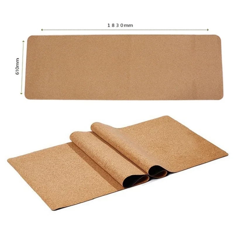 Cork TPE Yoga Mat Non Slip Gym Mat for Fitness Exercise Cork Yoga Mat