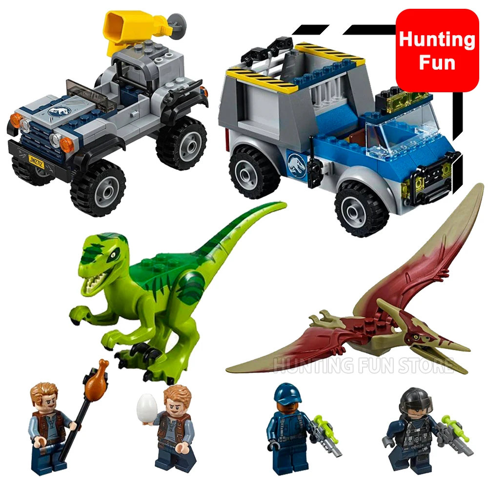 jurassic world lego pteranodon chase
