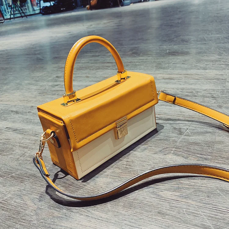 HOCODO بسيط الأزياء رفرف الإناث حقيبة مربع مربع صغير حزمة جودة بو Crossbody حقيبة المرأة حقائب كتف متنقلة يد