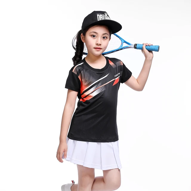 Free print name Children Badminton clothes Girl tracksuit , Sports