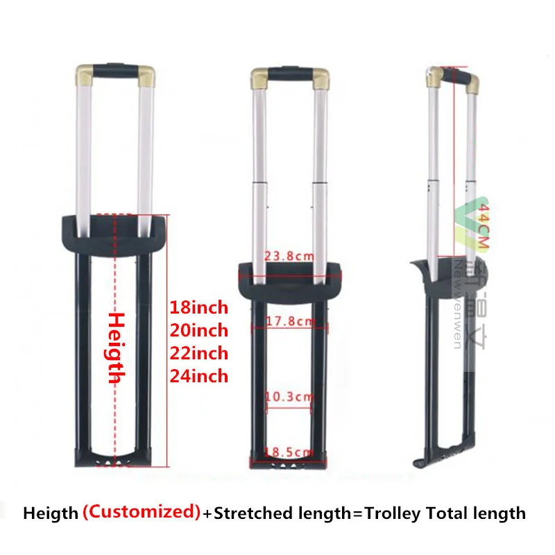 retractable suitcase handle