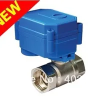2 шт./лот CWX-15Q из нержавеющей стали, Электрический шаровой кран пневматический клапан 1/", 12, 24110, 220VAC вариант