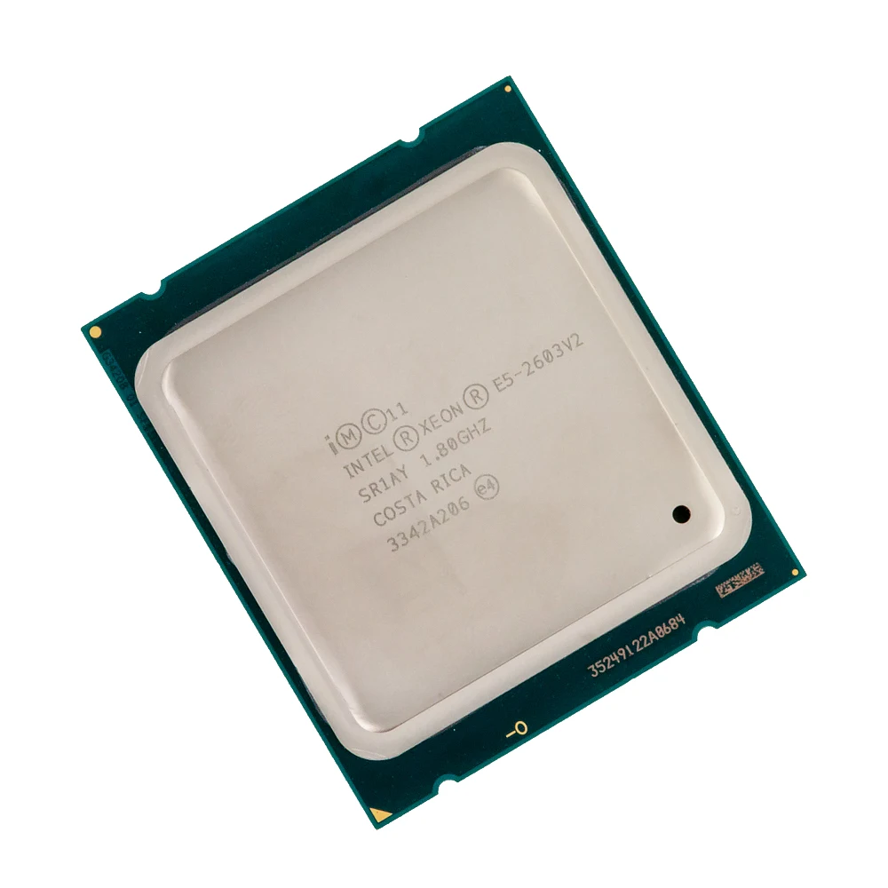 Intel Xeon E5-2603 V2 настольный процессор 2603 V2 четырехъядерный 1,8 ГГц 10 МБ L3 кэш LGA 2011 сервер используемый ЦП