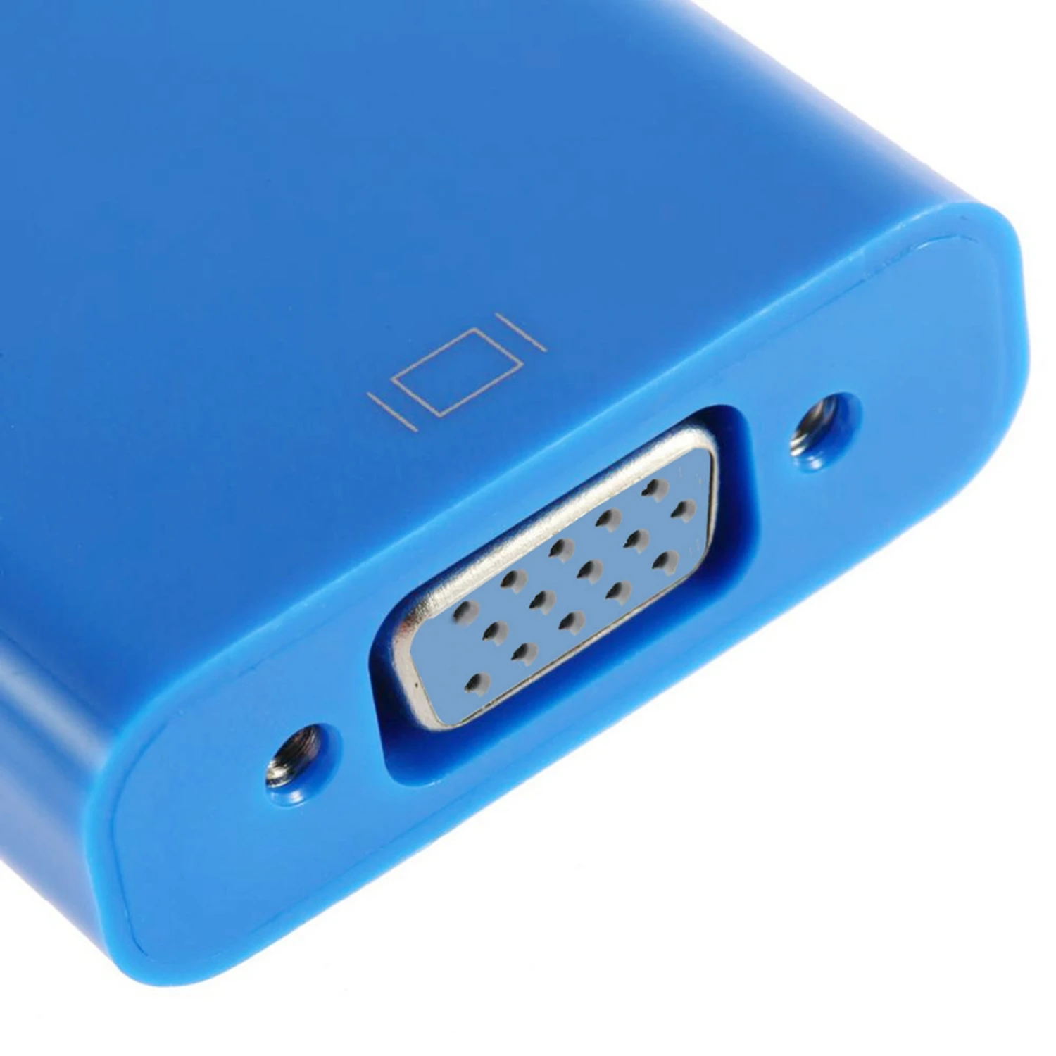 Адаптер переходник USB 3,0 на VGA с несколькими дисплеями USB 3,0 на Видеокарта VGA Кабель-синий