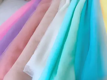 

3 Yards Solid Color Soft Tulle Lace Fabric Gauze Fabric For Tutu Dress, Skirt, Costume Design, Wedding Party Decor