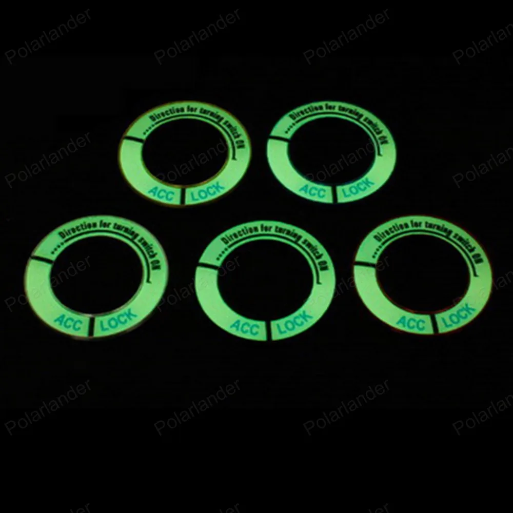 Luminous ignition key ring Car Styling Switch stickers cover for T/oyota R/eiz C/amry Y/aris h/ighlander | Автомобили и мотоциклы