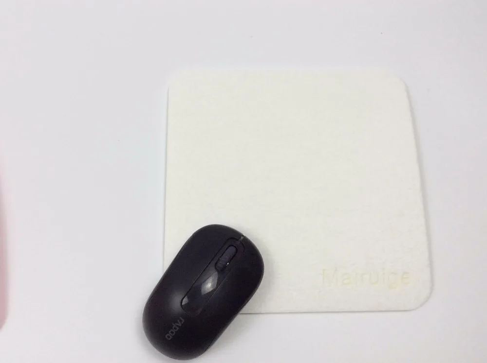 Mairuige оптический трекбол PC Мышь Pad фетр ткань Универсальный Красочные Прямоугольный Коврик для мыши коврики для стола Csgo Dota - Цвет: White