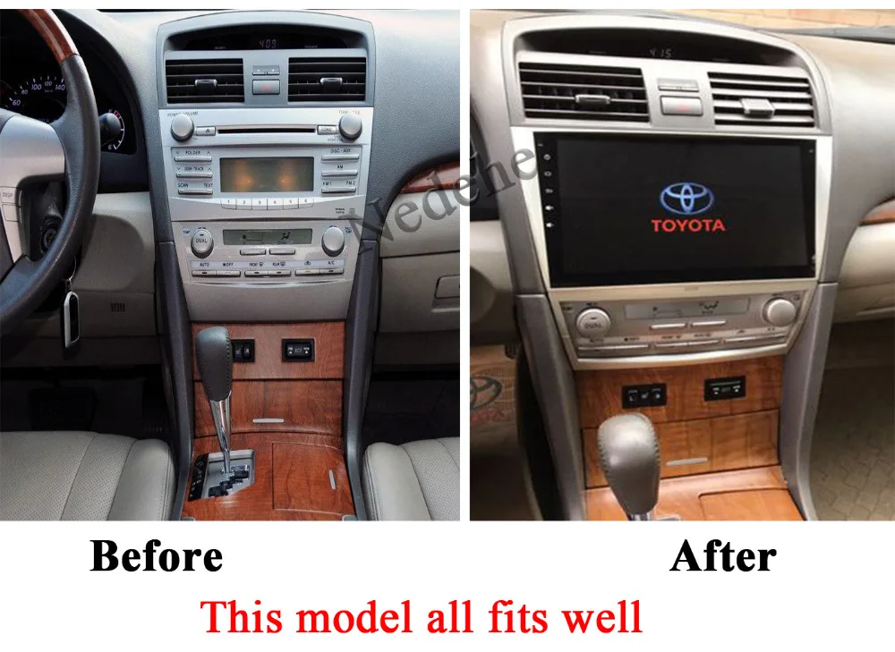 Top 10.1 INCH 1024*600 Android 8.1 CAR DVD GPS FOR TOYOTA CAMRY 2007 2008 2009 2010 2011 NAVIGATION RADIO STEREO HEAD UNIT BLUETOOTH 0
