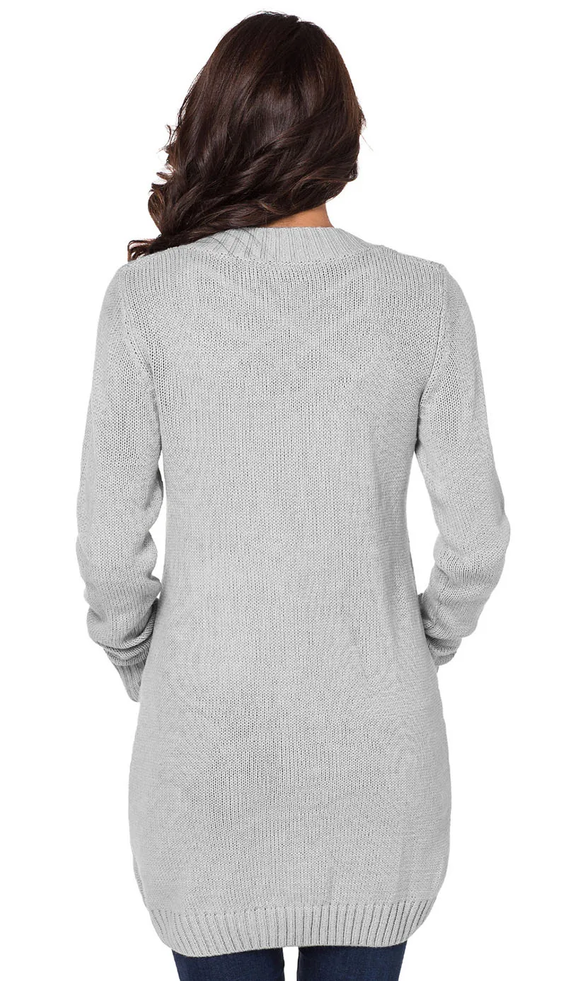 Gray-Front-Pocket-and-Buttons-Closure-Cardigan-LC27837-11-2