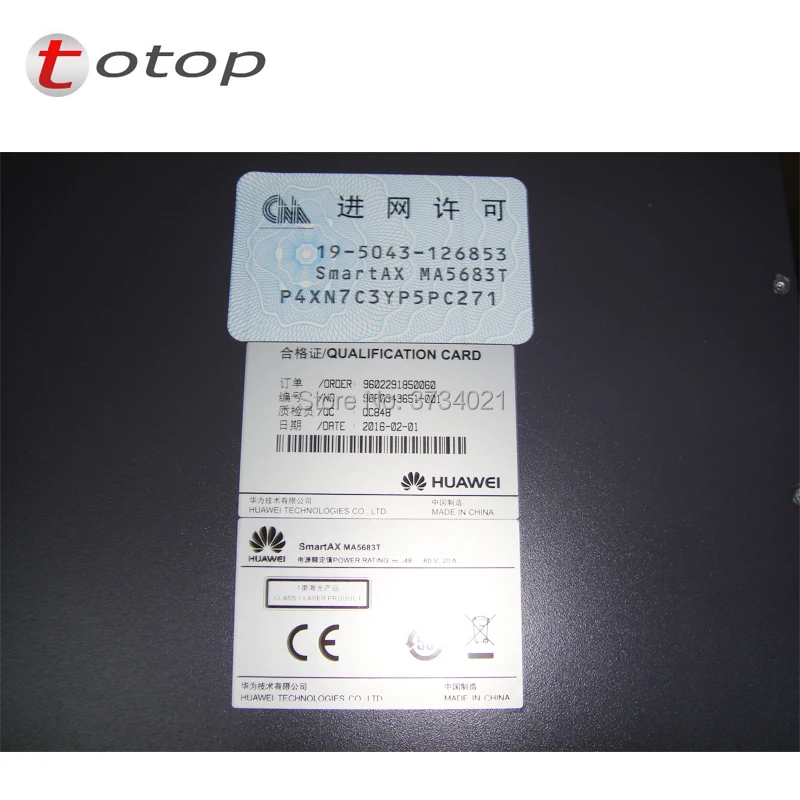 Оригинальный huawei MA5683T 1 ГБ GPON/EPON olt с: 2 * scun GICF PRTE SCUN с шт. GPFD C + оптические