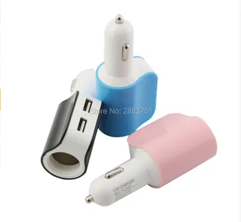 

Car styling Dual USB output Phone Travel Charger 3+1 for Buick regal excelle encore lacrosse emblem rendezvous car accessories