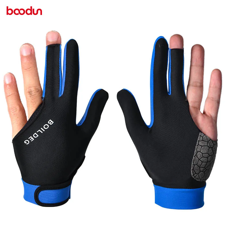 BOODUN Unisex Anti slip Lycra Billiard Gloves Breathable Elastic
