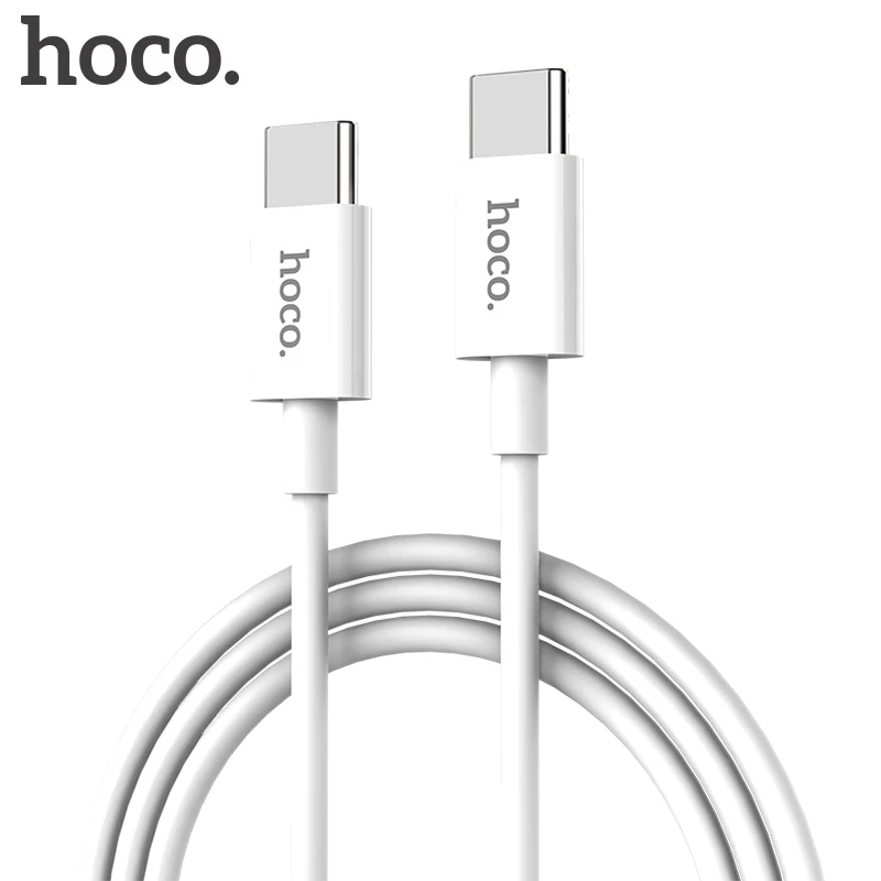 

HOCO 3A USB Type C to USB Type-C Cable for MacBook Fast Charging Data Sync USBC to USBC Cable for Samsung S9 S8 USB C Tipe