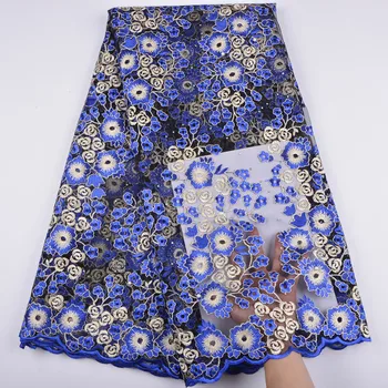 

2018 New Styles Nigeria Net Lace With Stones African Lace Fabric For Party African French Lace Fabric A1378