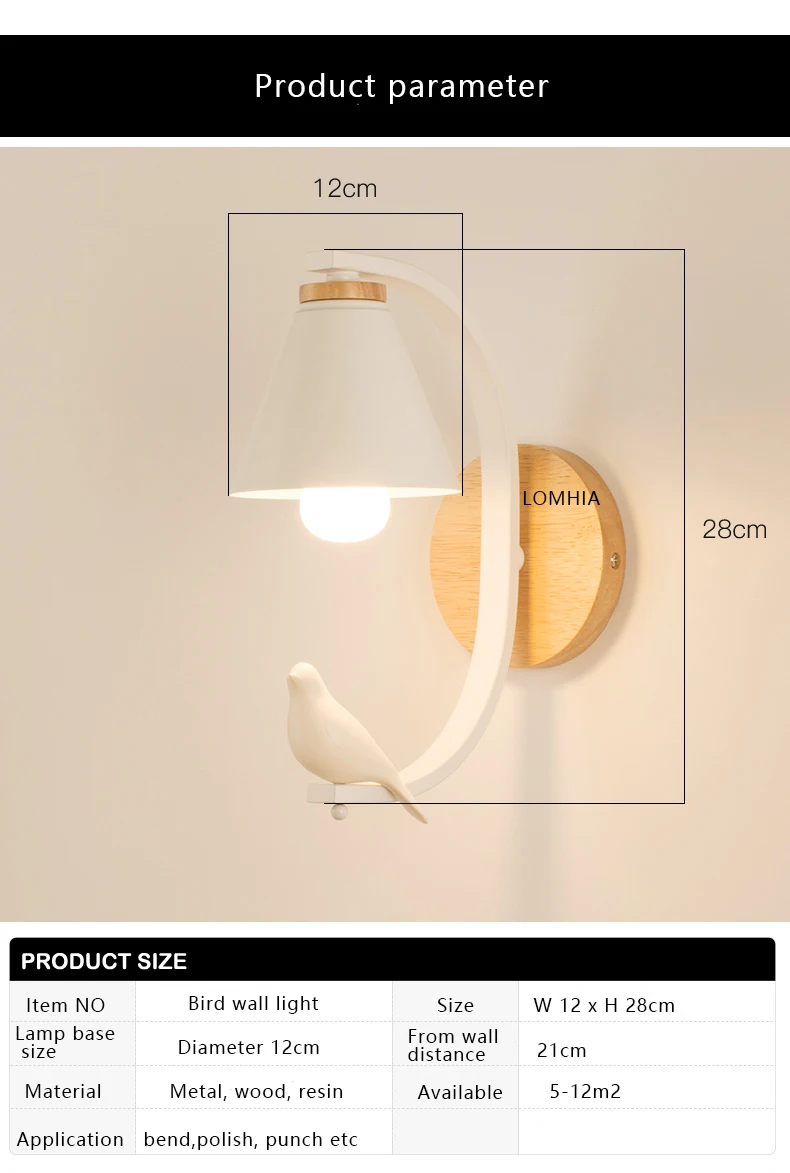 Modern LED Wall Lamps indoor bedside wall lighting Minimalist art Sconce11