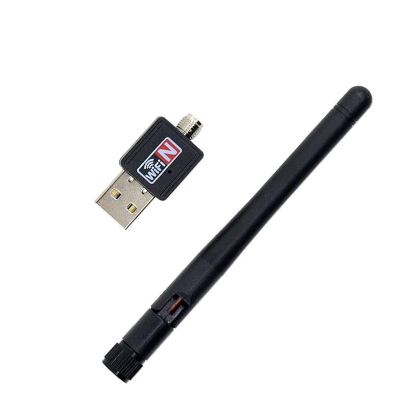 Мини USB Wifi адаптер 150 Мбит/с 2 дБ антенна ПК USB Wi-Fi приемник беспроводная сетевая карта 802.11b/n/g высокоскоростной USB Lan Ethernet