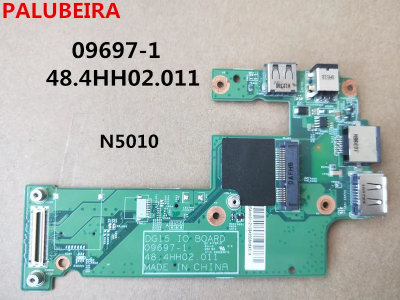 

PALUBEIRA Free shipping 48.4HH02.011 FOR Dell 15R N5010 Charger board DC jack board LAN board DG15 IO Board 09697-1